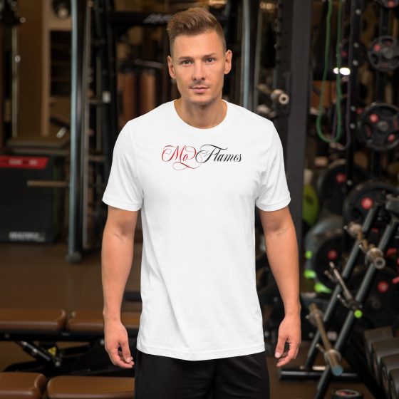 Red and Black Mo Flames Unisex T-shirt - Image 9