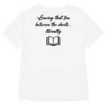 Red and Black Mo Flames White V-Neck Shirt - Image 6